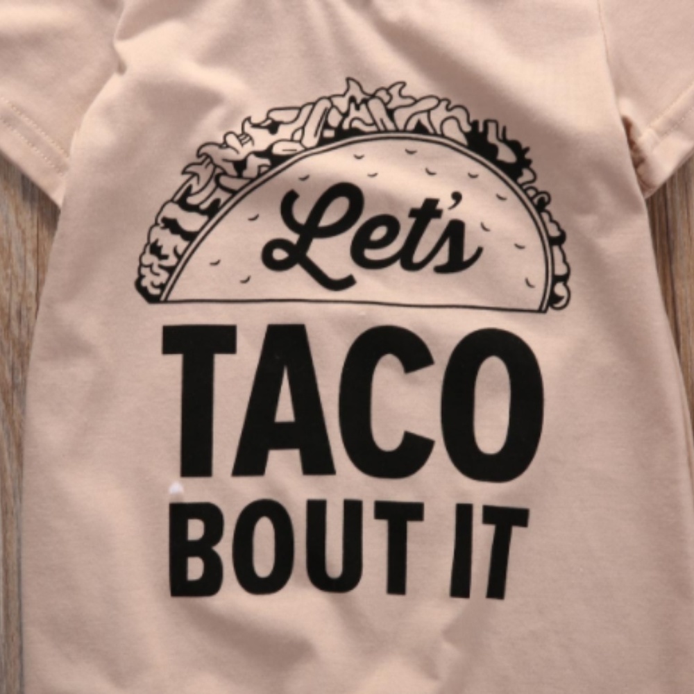 Baby outfit “Let's taco 'bout it"!  24 mo. - Picture 4 of 6